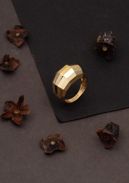 Prizma Taşsız Altın Yüzük 14 Ayar modelleri