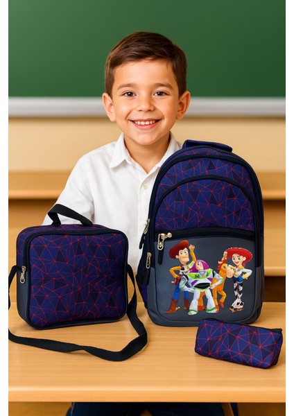 OYUNCAK HİKAYESİ Sırt Ilkokul Çantası-3'lü Set