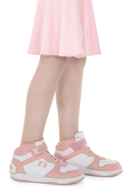 Carde Günlük Cırtlı Kız Çocuk Spor Ayakkabı Pudra modelleri