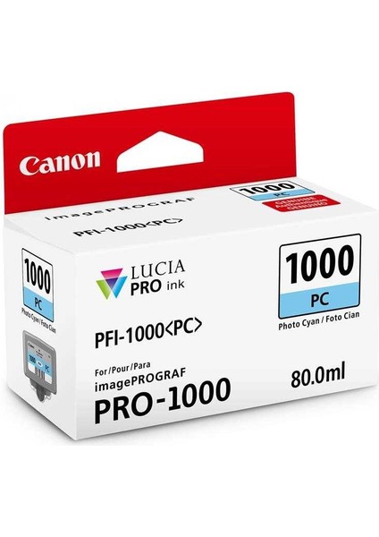 PFI-1000PC Photo Cyan Kartuş 80ML