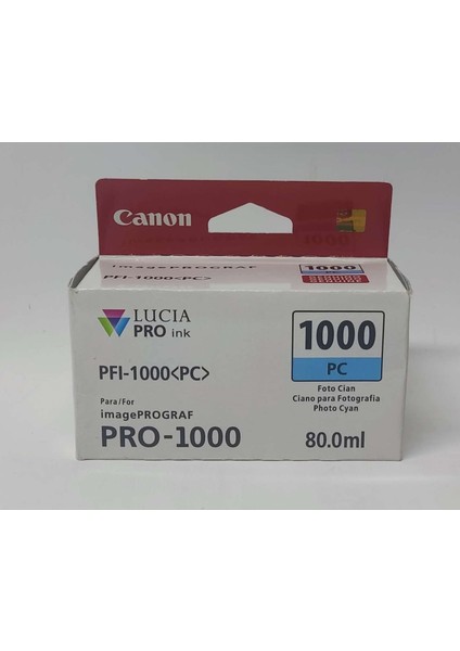 PFI-1000PC Photo Cyan Kartuş 80ML fiyatları