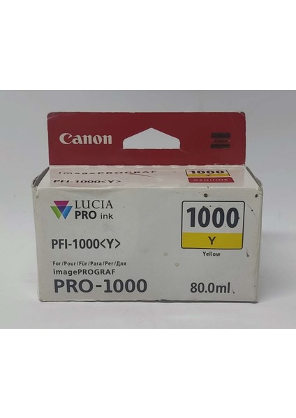 PFI-1000Y Yellow Kartuş 80ML fiyatları