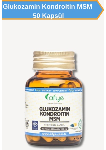 Glukozamin Kondroitin Msm 1000MG (50 Kapsül)