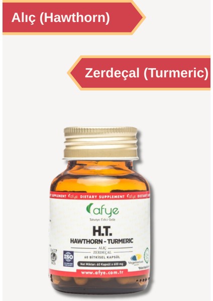 H - T (Hawthorn Turmeric) 60 Kapsül fiyatları
