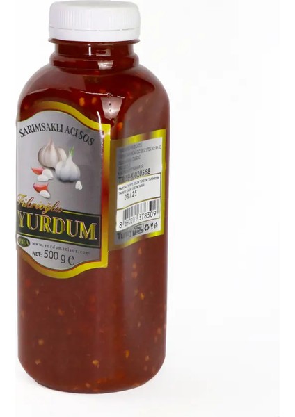 Sarımsaklı Acı Biber Sosu 500ML Doğal modelleri