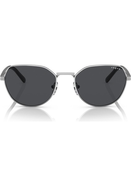 4242S 323/87 53 Hailey Kadın Gümüş Geometrik Çerçeve Güneş Gözlüğü fırsatları