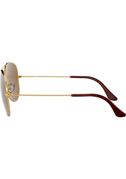 3025 001/57 58 Unisex Güneş Gözlüğü Aviator Polarize modelleri