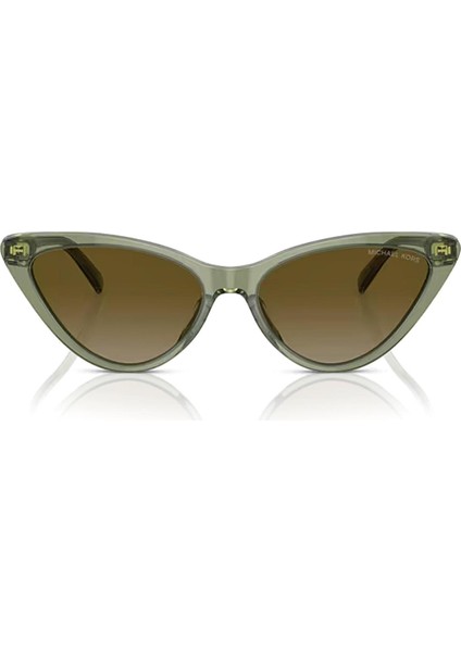 Mk 2195U 394413 56 Harbour Island Kadın Cat Eye Şeffaf Yeşil Kemik Güneş Gözlüğü modelleri