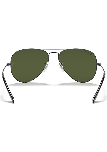 3025 004/58 58 Unisex Güneş Gözlüğü Aviator Polarize fırsatları