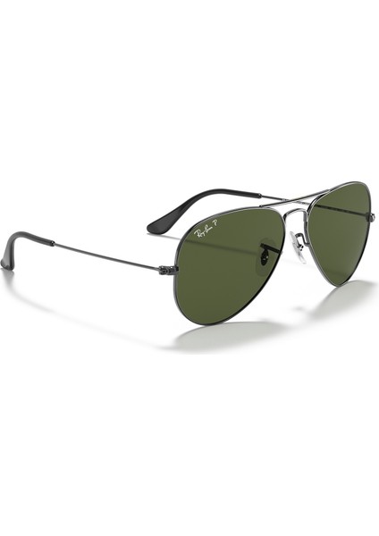 3025 004/58 58 Unisex Güneş Gözlüğü Aviator Polarize indirimleri
