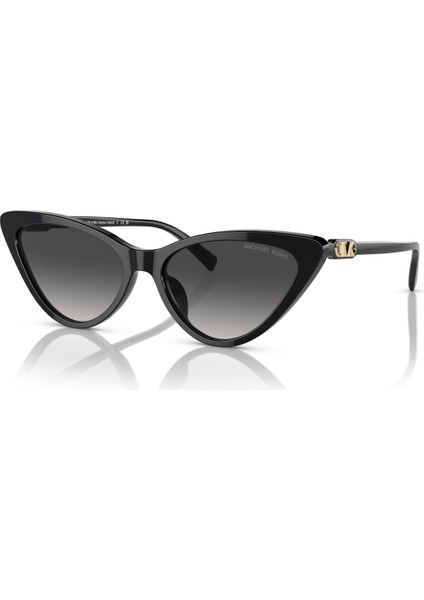 MK 2195U 30058G 56 Harbour Island Kadın Cat Eye Siyah Kemik Güneş Gözlüğü