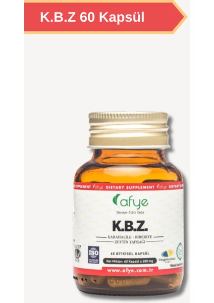 K.B.Z (Karahalile Biberiye Zeytin Yaprağı) 60 Kapsül