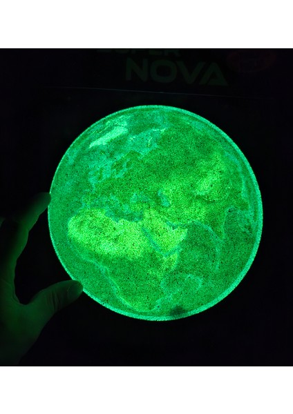 Fosforlu 22CM Dünya Karanlıkta Parlayan Pvc Dünya Ofis ve Çocuk Odası Duvar Süsü Dekoratif Fosforlu Sticker fiyatları