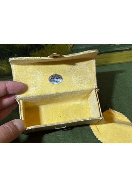 1950'LER Isviçre Kaplamalı Opera Dürbünü Orijinal Kutusunda 10 cm 5 cm 3,5 cm Ölçülerinde fiyatları