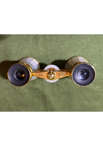 1950'LER Isviçre Kaplamalı Opera Dürbünü Orijinal Kutusunda 10 cm 5 cm 3,5 cm Ölçülerinde modelleri