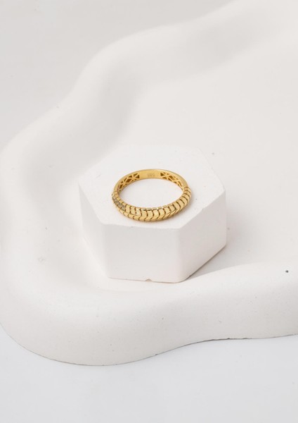 Taşsız 14 Ayar Altın Kadın Yüzük modelleri