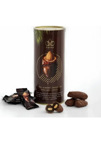 Sütlü Çikolata Kaplı Bademli Hurma 200 gr x 4 Adet fırsatları
