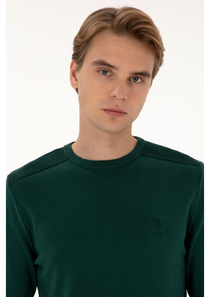 Erkek Yeşil Kazak /triko 50307779-VR054 fiyatları