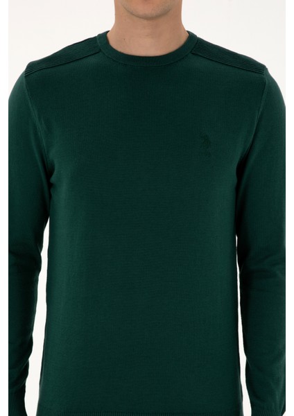 Erkek Yeşil Kazak /triko 50307779-VR054