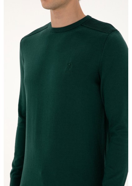 Erkek Yeşil Kazak /triko 50307779-VR054