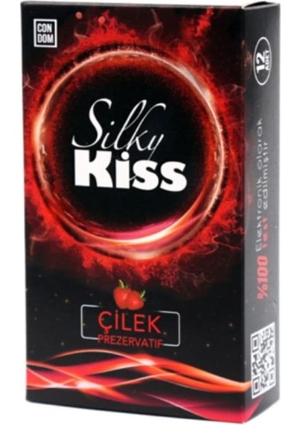 Silky Kiss Çilek Aromalı Prezervatif