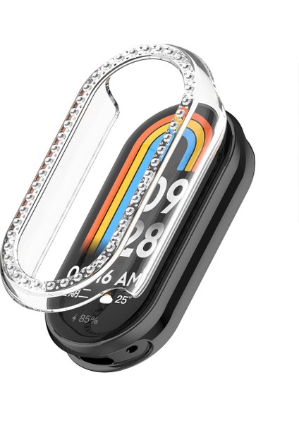 Xiaomi Smart Band 8 Ile Uyumlu Zarif Kristal Taşlı Kasa Koruyucu Kılıf fiyatları