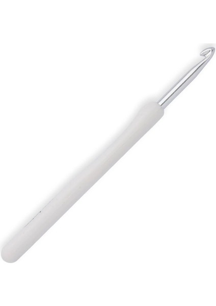 Yumuşak Saplı Yün Tığ -UZUNLUK:14CM & 4.5mm -Beyaz