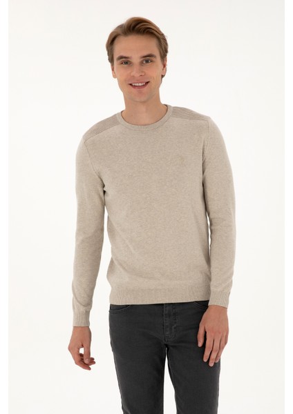 Erkek Taş Melanj Kazak /triko 50307779-VR225