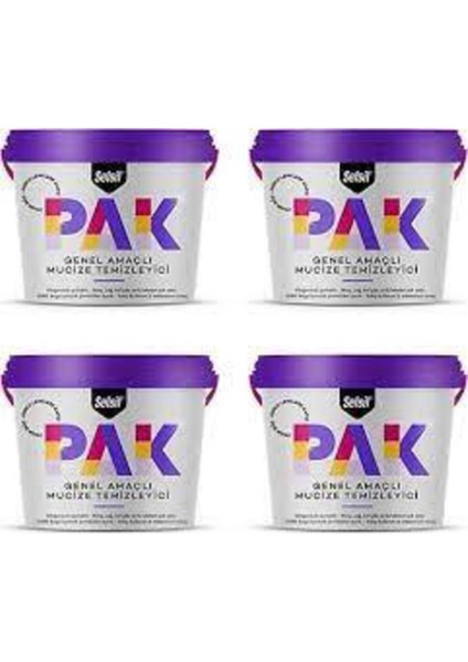 4 Adet 500 Gram Pak Genel Temizleyici