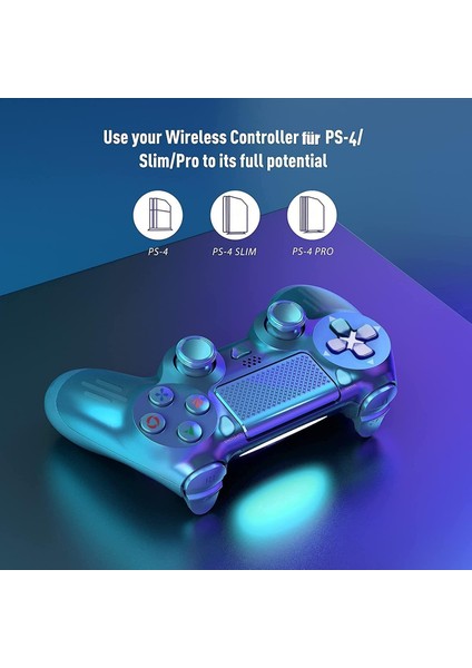 Ps4 Joystick Çift Titreşim 600MAH Ps4 Gamepad Oyun Kolu Slim Pro Fat Kablosuz Bluetooth Ps4 modelleri