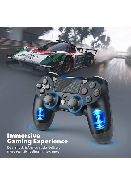 Ps4 Joystick Çift Titreşim 600MAH Ps4 Gamepad Oyun Kolu Slim Pro Fat Kablosuz Bluetooth Ps4 fırsatları