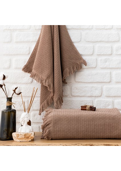 Home Polly Havlu 70X140 Cm-Kahverengi