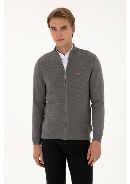 Erkek Gri Melanj Hırka (Triko) 50307800-VR086 modelleri