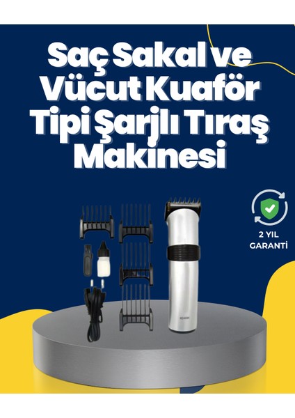 5 Farklı Kesim Tarağıyla Gelen Çok Amaçlı Tıraş Cihazı