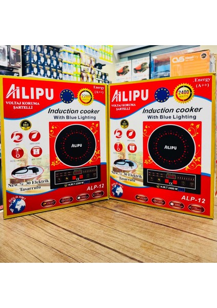 GOLD HMT Ailipu/alipu 2200-2400 Watt Dokunmatik Indiksiyonlu Elektrikli Lazer Ocak