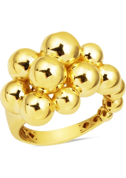 Salkım 14 Ayar Altın Yüzük