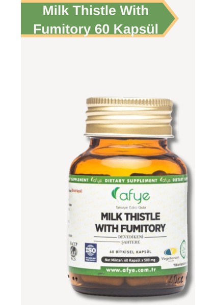 Milk Thistle With Fumitory (60 Kapsül)