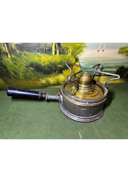 1940 Lar Fransız Gaz Ocağı 13,5 cm Çapında