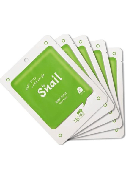 Salyangoz Özlü Kağıt Yüz Maskesi - Tüm Cilt Tipleri İçin Yoğun Nemlendirici 5'li Paket fiyatları