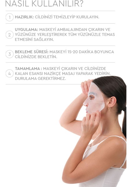 Salyangoz Özlü Kağıt Yüz Maskesi - Tüm Cilt Tipleri İçin Yoğun Nemlendirici 5'li Paket fırsatları