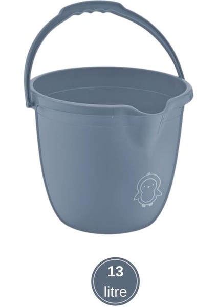 2’li Bebek Banyo Su Kovası ve Maşrapası Seti, Saplı Oluklu Kova 13LT ve Maşrapa 1,5lt Set Mavi fiyatları