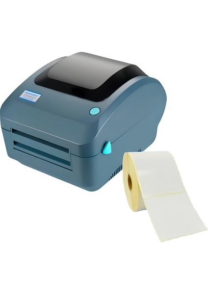 XP-490B USB Barkod Yazıcı + 1 Adet 100X100 (500 Sarımlık) Termal Etiket
