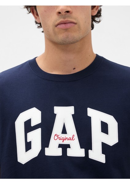 Erkek Lacivert Everyday Soft Gap Logo T-Shirt modelleri