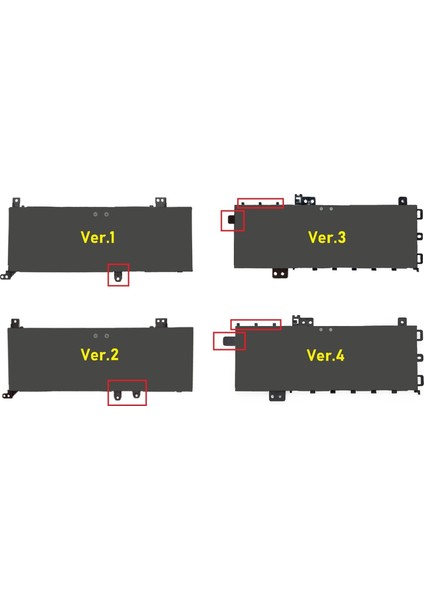 Asus C21N1818 Uyumlu Batarya Model-2 fiyatları