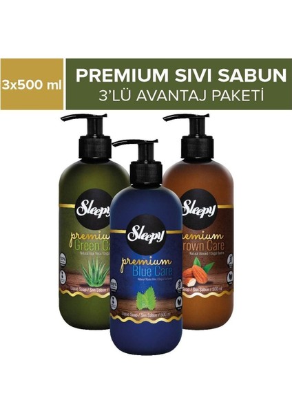 Premium Sıvı Sabun 3’lü Avantaj Paketi 3x500 ml