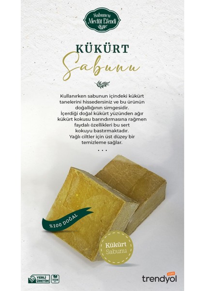 Kükürt Sabunu 4'lü 400 gr Katkısız Yoğun Kükürt Aromalı Yağlı Ciltler İçin indirimleri