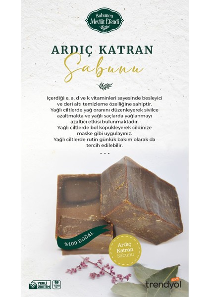 Ardıç Katranlı Organik Katı Sabun 4×120 gr Yağlı Ciltler için Yağ Dengeleyici fırsatları