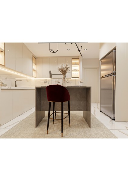 %100 Mdflam 120CM Mutfak Adası Yemek ve Bar Masası Ma-03 fiyatları