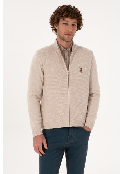 Erkek Taş Melanj Hırka (Triko) 50307800-VR225