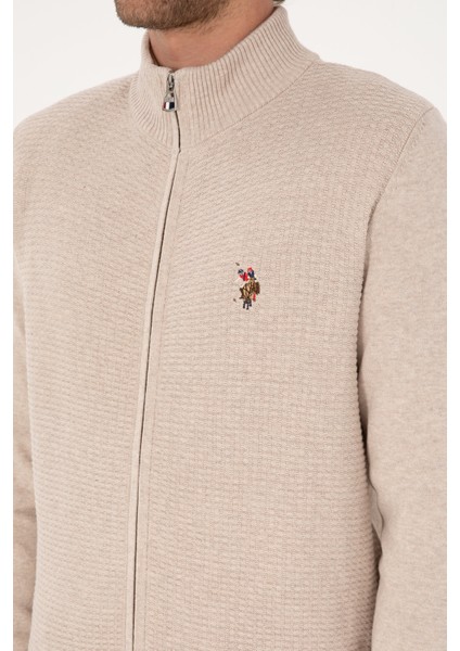 Erkek Taş Melanj Hırka (Triko) 50307800-VR225